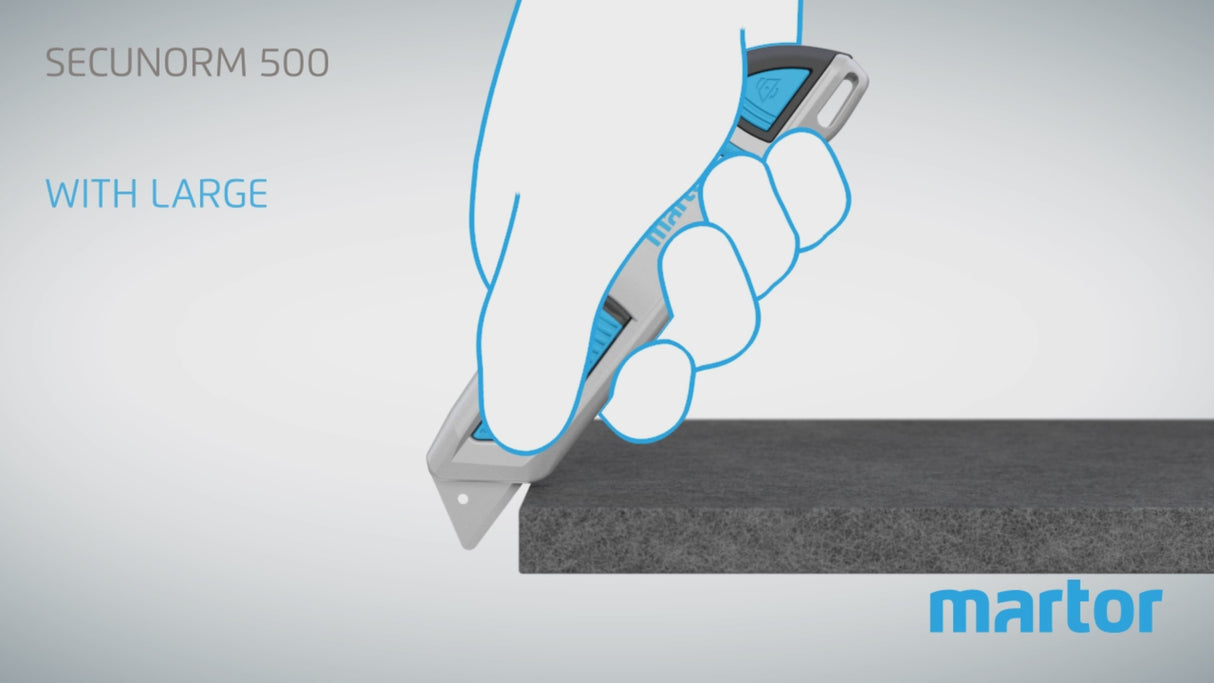 Cutter De Seguridad Secunorm500 C/ Cuchilla Punta Redondeada