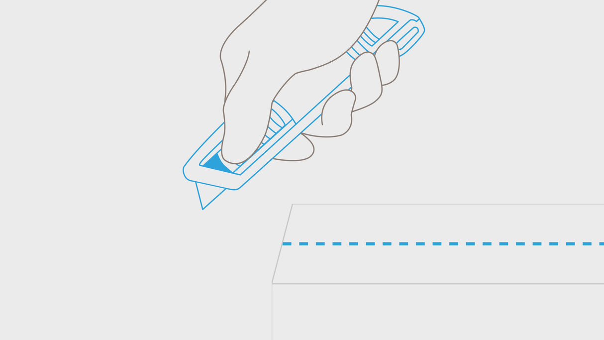Cutter De Seguridad Martor Secunorm 40 Metal Detectable