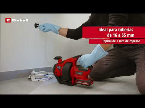 Limpia Tubería Destapa Caños Inalám Einhell TE-DA 18/760 LI SOLO