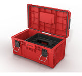 Capacidad de almacenamiento de 26 litros en organizador modular Qbrick Prime 250