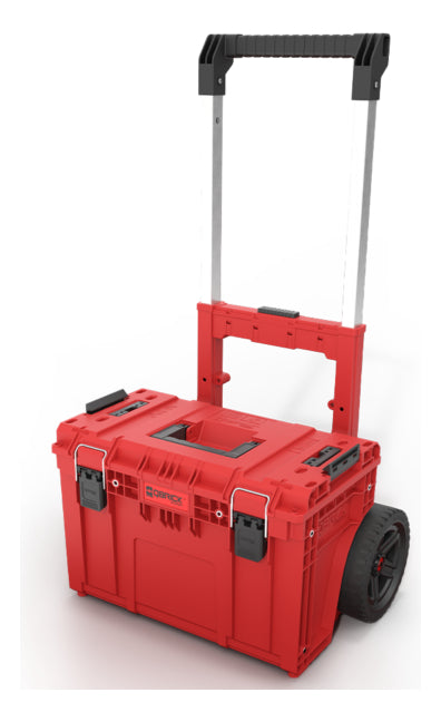 Capacidad de almacenamiento de 37 litros en carro de herramientas Qbrick Prime con ruedas