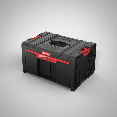 Caja de herramientas Qbrick Pro Drawer 1 con cajón modular, vista frontal completa