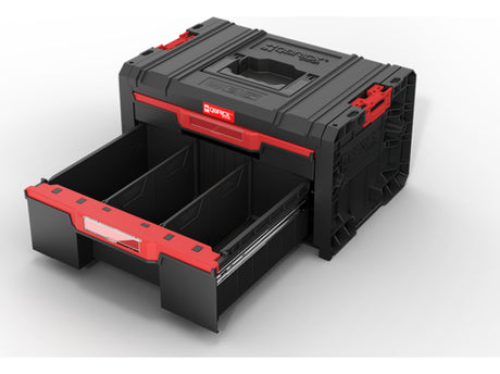 Capacidad de almacenamiento de la caja Qbrick Pro Drawer 2 cajones
