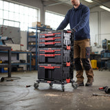 Cajón inferior amplio del sistema Qbrick Pro Modular para herramientas grandes