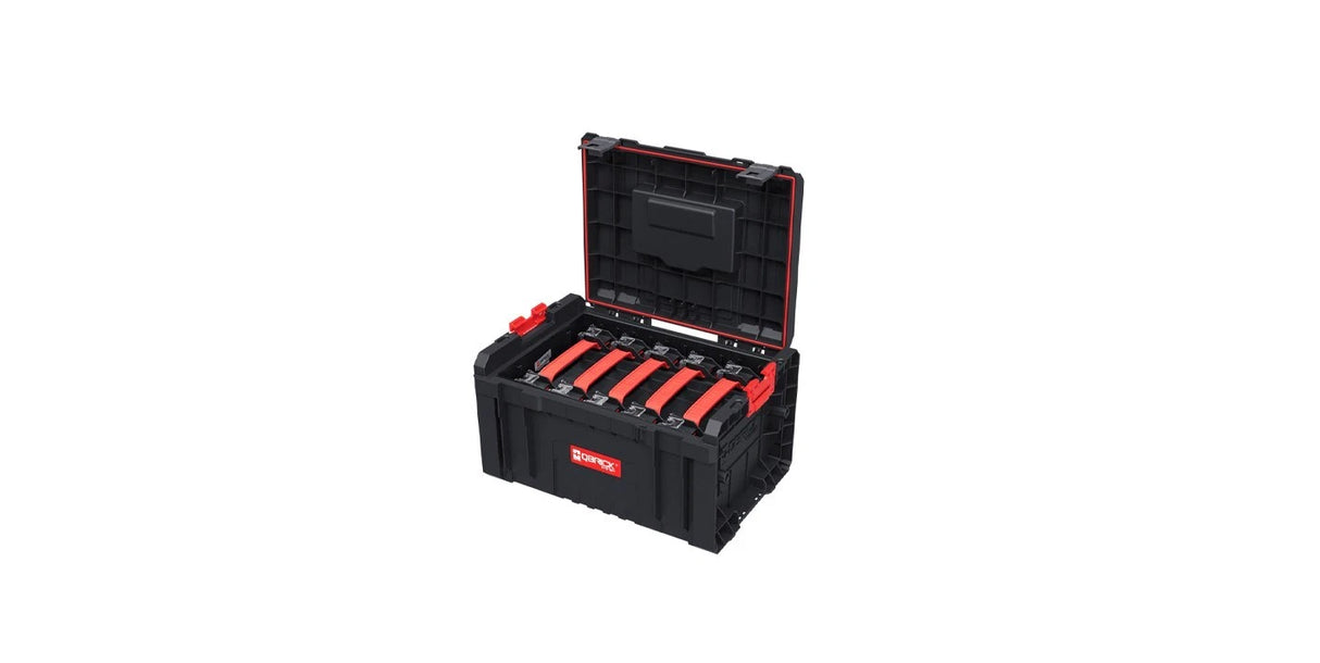 Set Qbrick System PRO Toolbox 2.0 + 5x Organizer Multi | Solución de Almacenamiento 6 en 1 (Caja Contenedora)