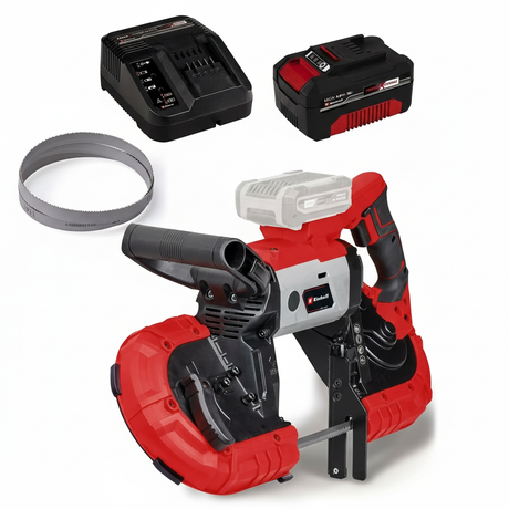 Sierra de banda Einhell con batería y cargador