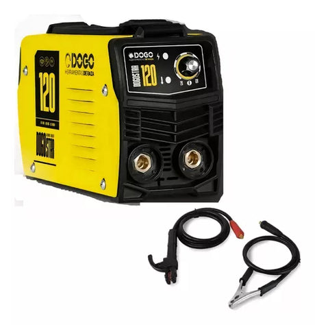 Soldadora Inverter 120 AMP Dogostar con pinza de masa y porta electrodos incluidos - Uso profesional ligero