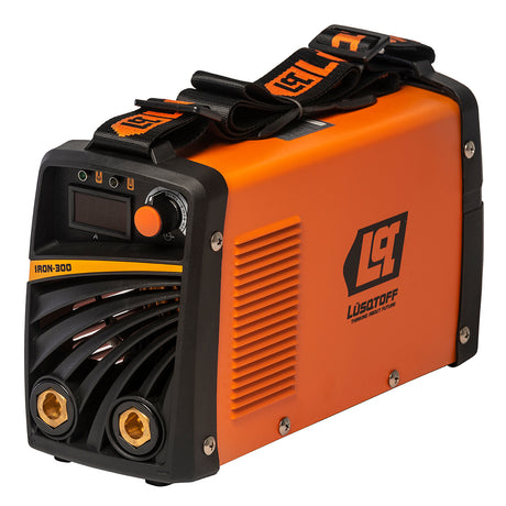 Soldadora Inverter Digital Lusqtoff Iron-300 220 AMP Sinérgica - Uso profesional industrial con autorregulación