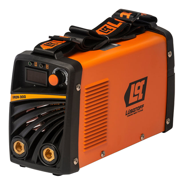 Soldadora Inverter Digital Lusqtoff Iron-300 220 AMP Sinérgica - Uso profesional industrial con autorregulación