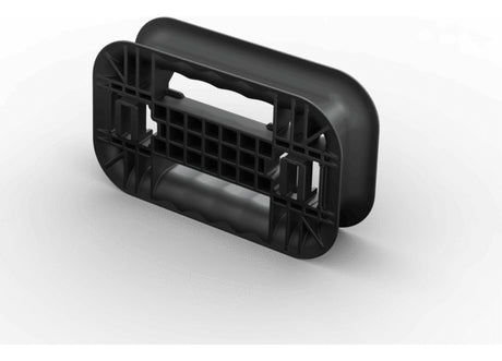 Montaje seguro de zapatilla eléctrica con soporte Qbrick