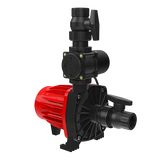 Detalle del motor de la bomba presurizadora Rowa Tango SFL 14, resaltando su tamaño y diseño