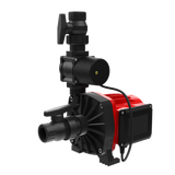 Vista inferior de la bomba, mostrando las bases y puntos de conexión