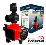 Bomba presurizadora Rowa Tango SFL 14 en su caja de embalaje, lista para instalación