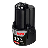 Taladro Atornillador Bosch GSR 120-LI 12V 2 bat+maletín