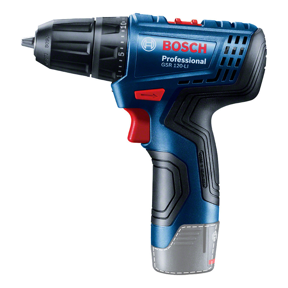 Taladro Atornillador Inalámbrico Bosch GSR 120-LI 12V SB