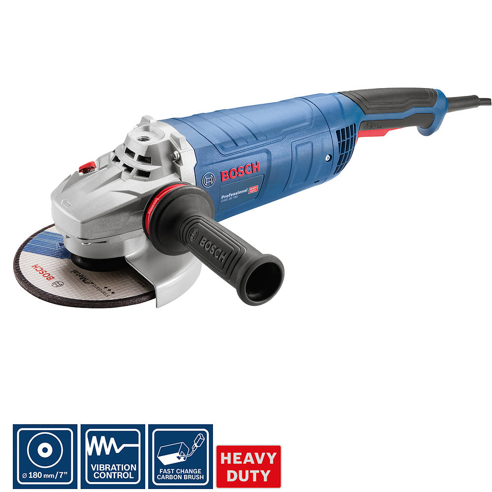 Amoladora angular de 7" Bosch GWS 28-180 VULCANO 2800W 220V