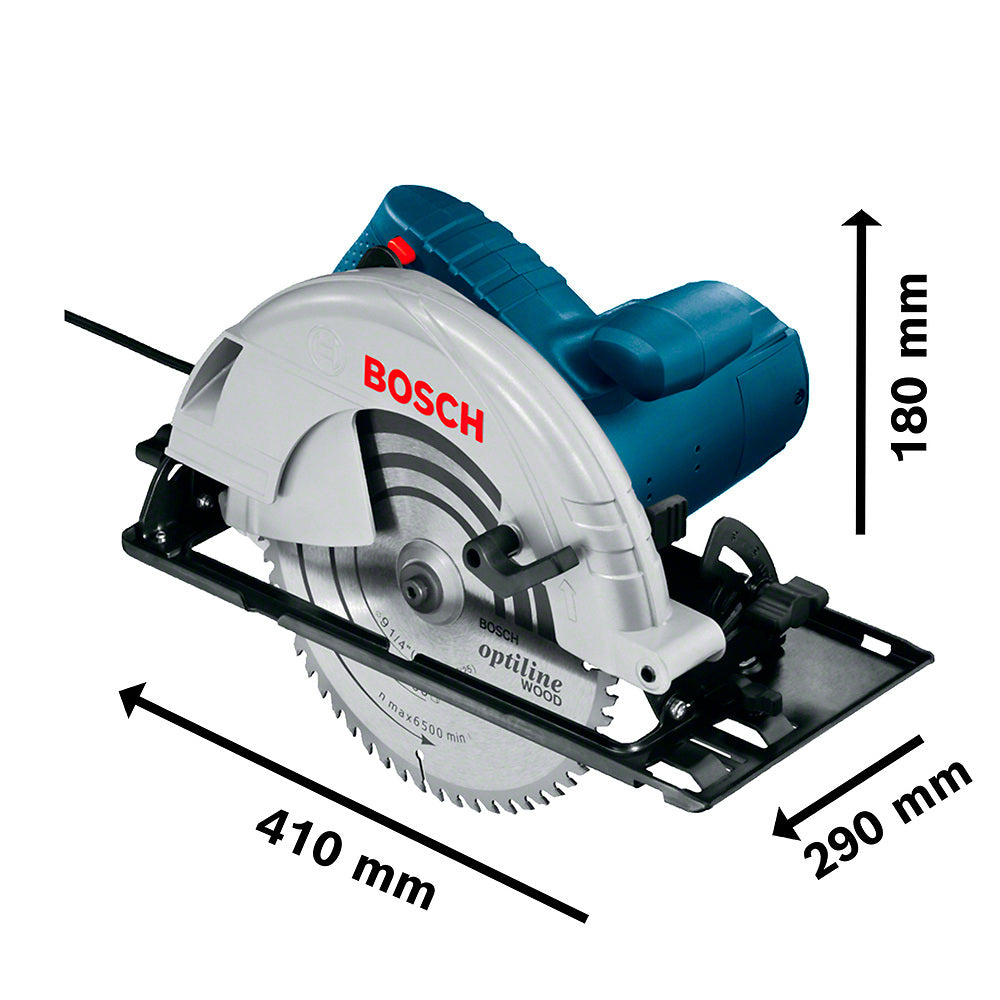 Sierra circular Bosch GKS 235 1700W 220V con 1 disco y guía