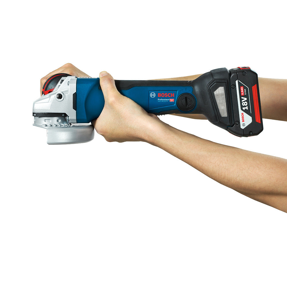 Amoladora inalámbrica Bosch GWS 18V-10 PC 18V SB en maletín