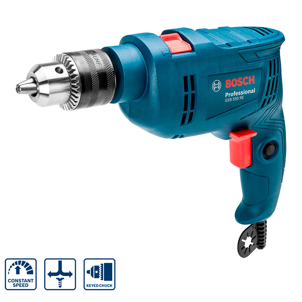 Taladro percutor Bosch GSB 550 RE 550W 220V