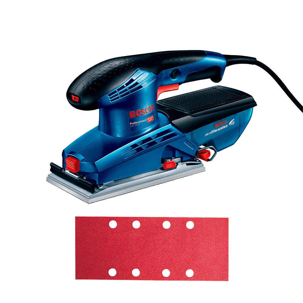 Lijadora orbital Bosch GSS 23 AE 160W 220V c/colector polvo