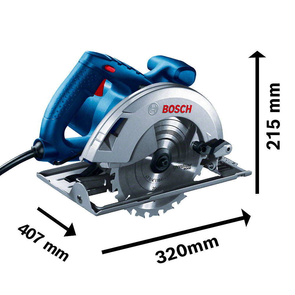 Sierra circular Bosch GKS 20-65 2000W 220V 1 disco de sierra