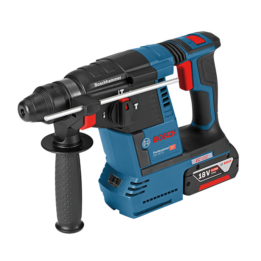 Martillo perforador Bosch GBH 18V-26 Brushless 2 bat+maletín