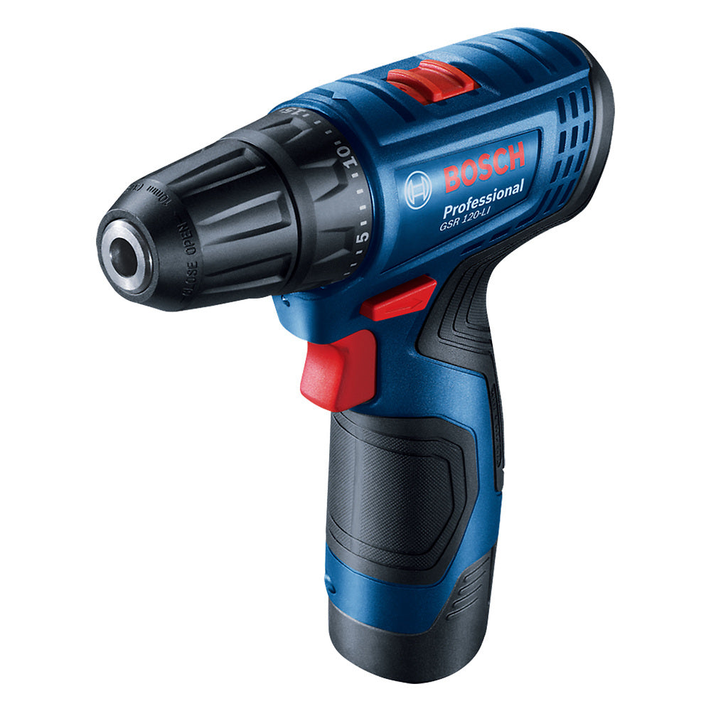 Taladro Atornillador Bosch GSR 120-LI 12V 2 bat+maletín