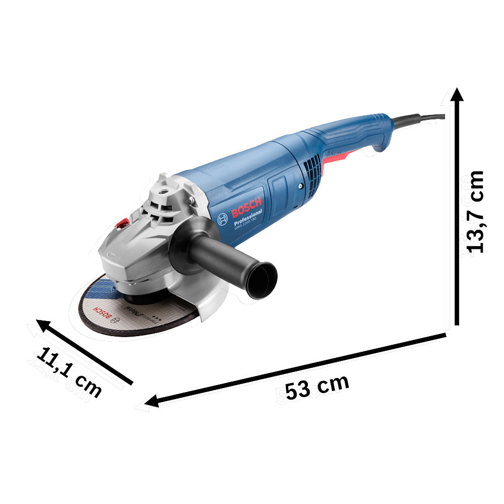 Amoladora de 7" Bosch GWS 2200-180 VULCANO 2200W 220V