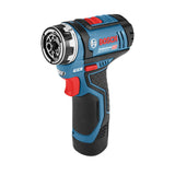 Taladro atornillador Bosch GSR 12V-15 FC 12V 2 bat+maletín
