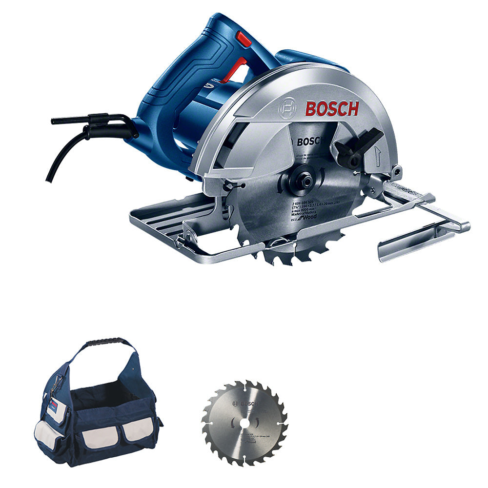 Sierra Circular Bosch GKS 150 1500W 220V con disco y bolso
