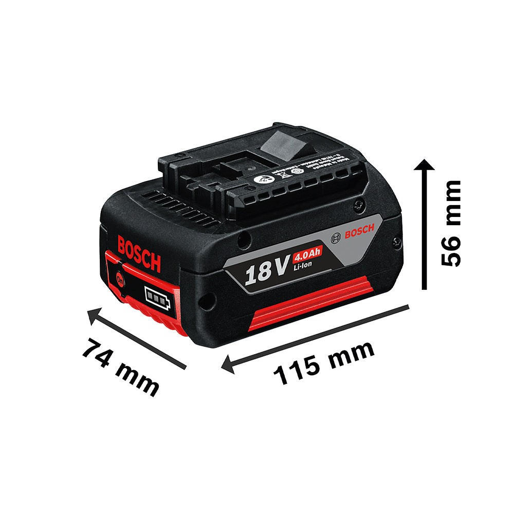 Kit Bosch con 2 Baterías GBA 18V 4,0 Ah y 1 cargador GAL 1880