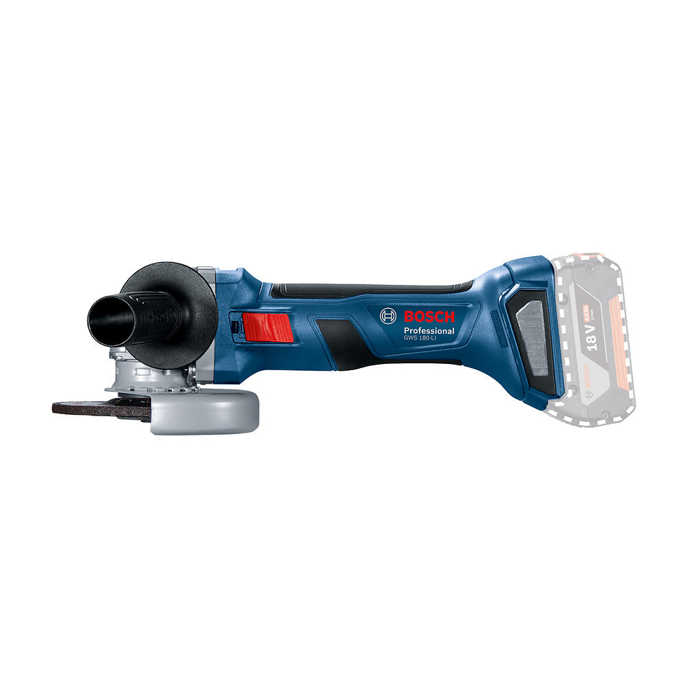 Amoladora inalámbrica Bosch GWS 180-LI,18V SB