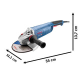 Amoladora angular de 9" Bosch GWS 28-230 VULCANO 2800W 220V