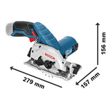 Sierra Circular inalámbrica Bosch GKS 12V-26, 12V SB