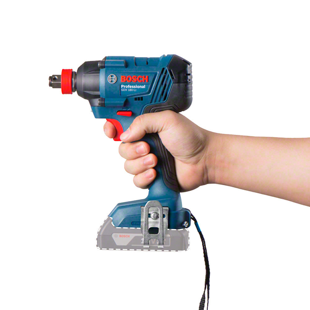 Llave de impacto inalámbrica Bosch GDX 180-LI 18V SB