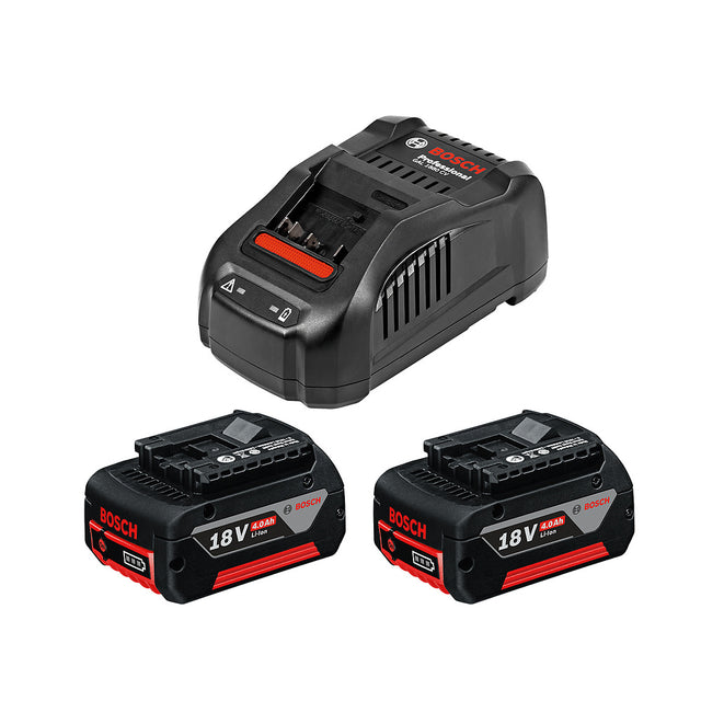 Kit Bosch con 2 Baterías GBA 18V 4,0 Ah y 1 cargador GAL 1880