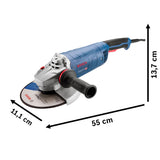 Amoladora de 9" Bosch GWS 25-230 VULCANO 2500W 220V