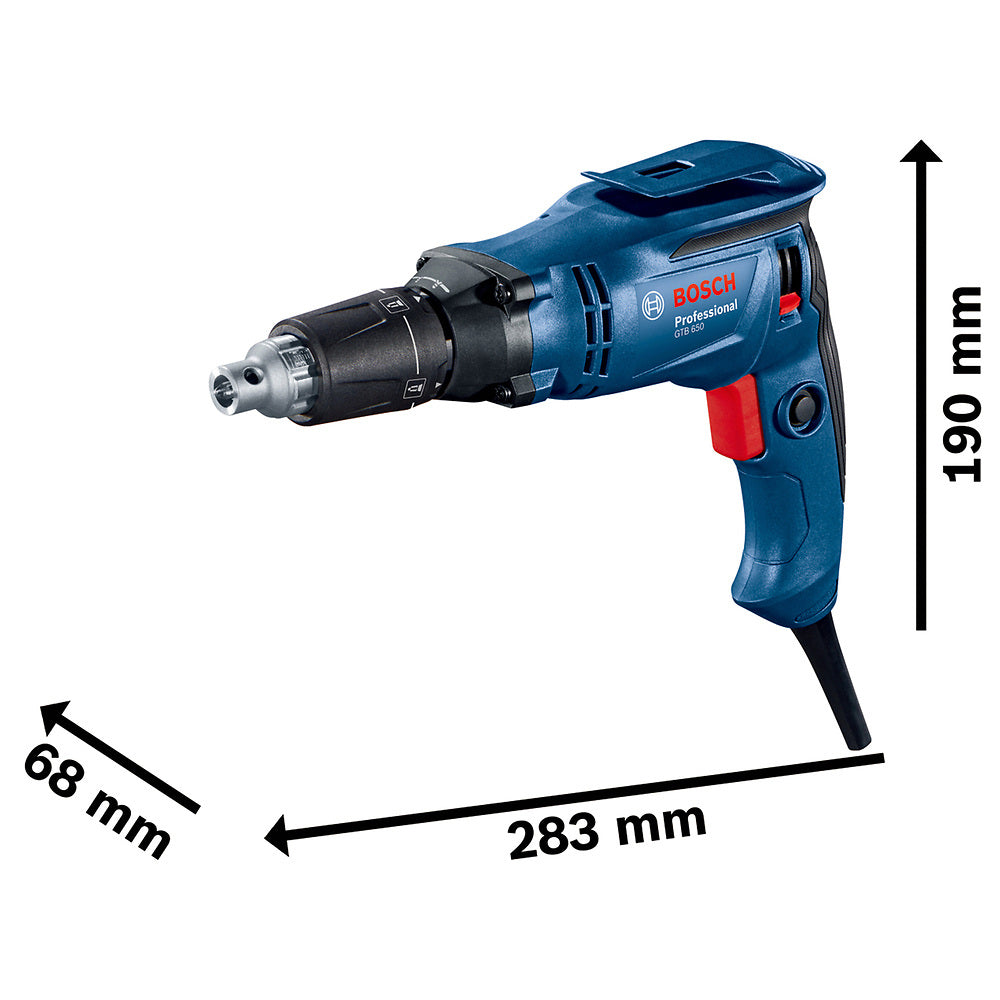 Atornillador Drywall Bosch GTB 650 1/4" 650W 220V