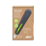 Cutter de Seguridad Auto-Retráctil con Hoja de Cerámica Slice 10554 packaging