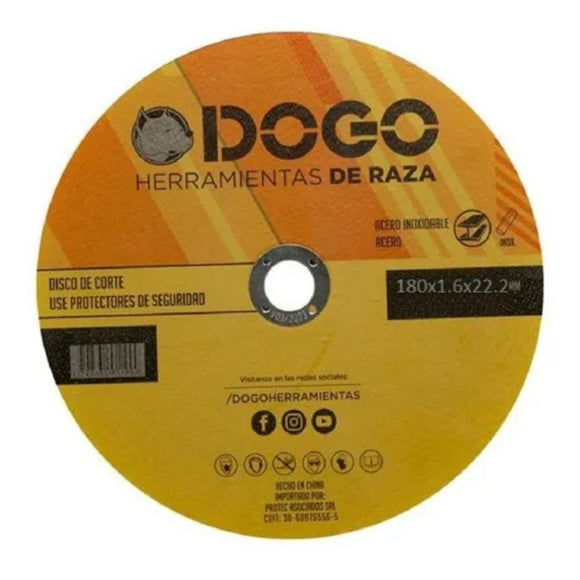 Pack X10 Discos De Corte Recto Acero Dogo 04685 disco individual