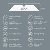 Cuchilla en Punta para Cutter para Cartón Slice 10408 ficha tecnica