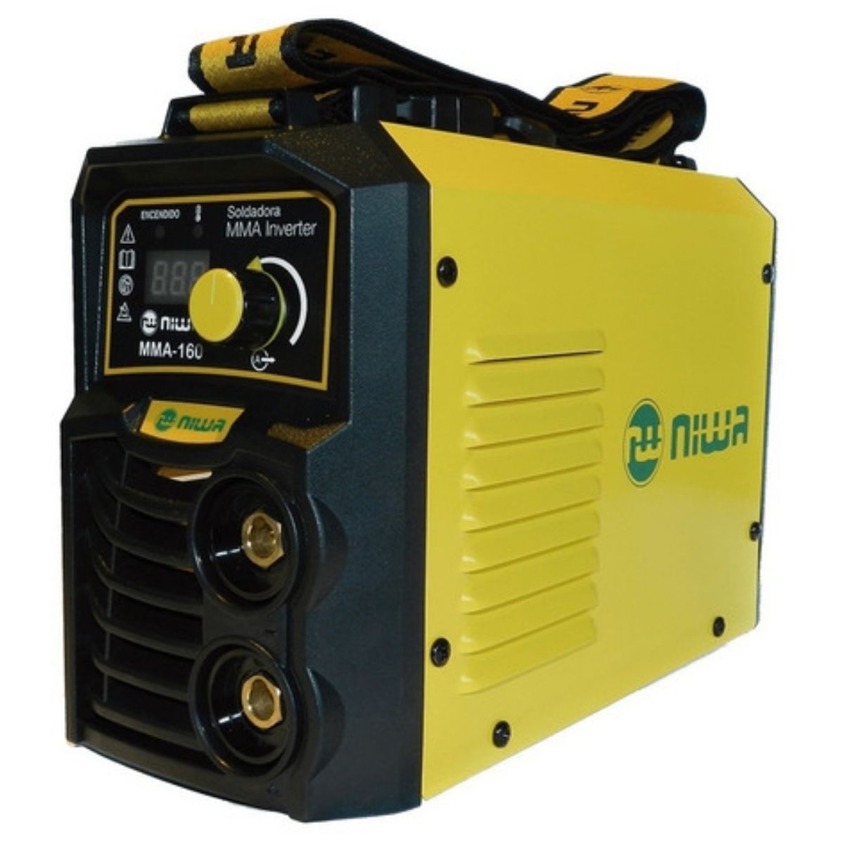 Soldadora Inverter Monofásica 160 Amp 1,6 a 4 mm Niwa MMA-160 frontal