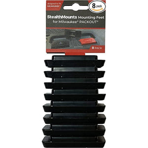 Soporte para Packout Milwaukee Stealth Mounts ‎PAC-F-01-8 frontal