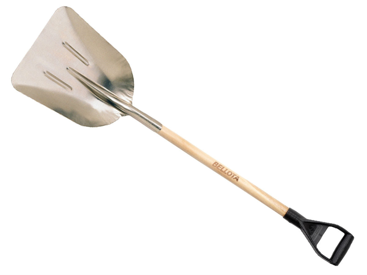 Pala de Aluminio con Mango Anilla Ideal para Silos de Cereal Bellota 5522