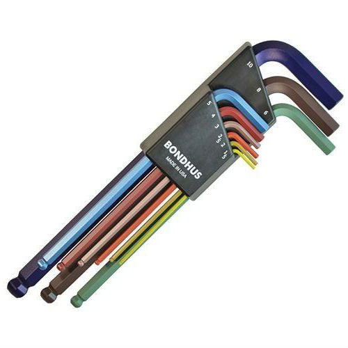 Juego de Llaves Allen 10 Piezas 1,5-10 mm Bondhus 69499 – Espacio Industria