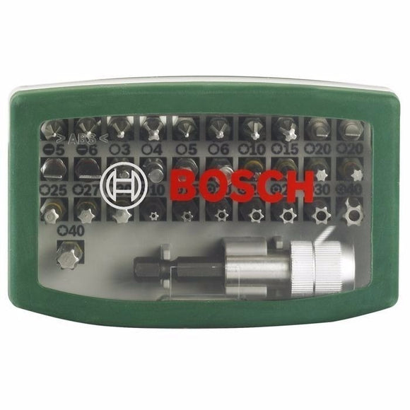 Set de Puntas Adaptadores Magnéticos para Atornillador 32 Piezas Bosch 2607017063