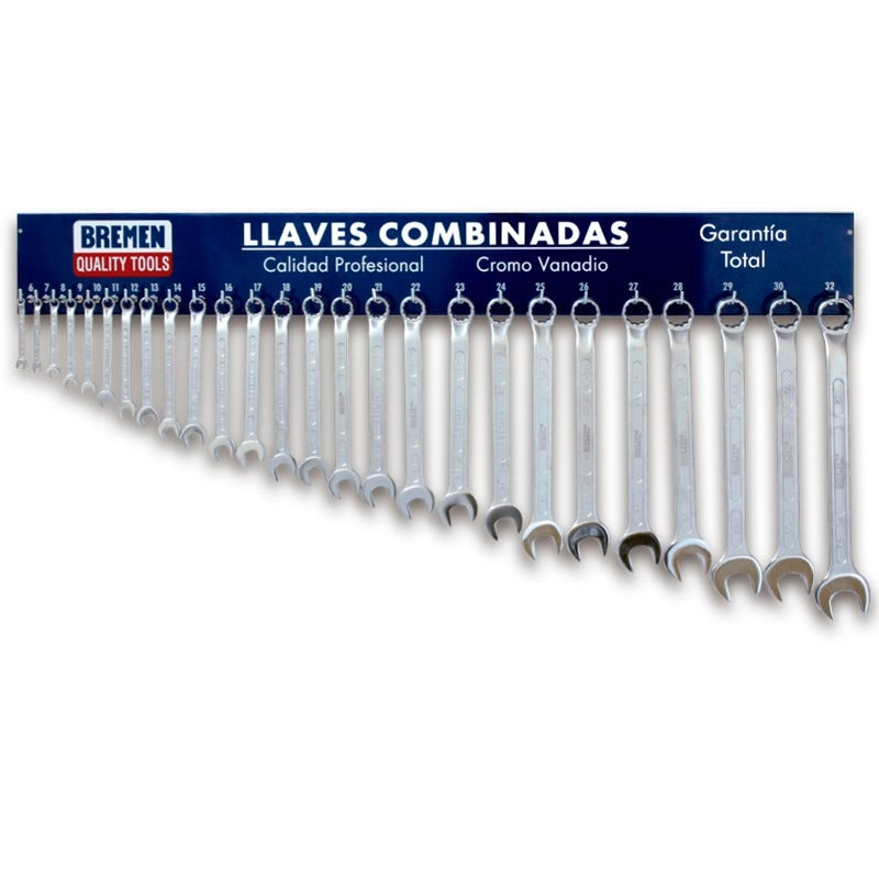 Juego Set de Llaves Combinadas 26 Piezas  6 - 32 mm Bremen 3641