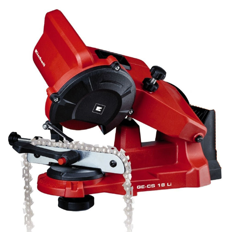 Afilador de Cadenas de Motosierra a Batería Einhell GE-CS 18 Li completo