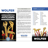 folleto wolfer herramientas antichispas aleacion