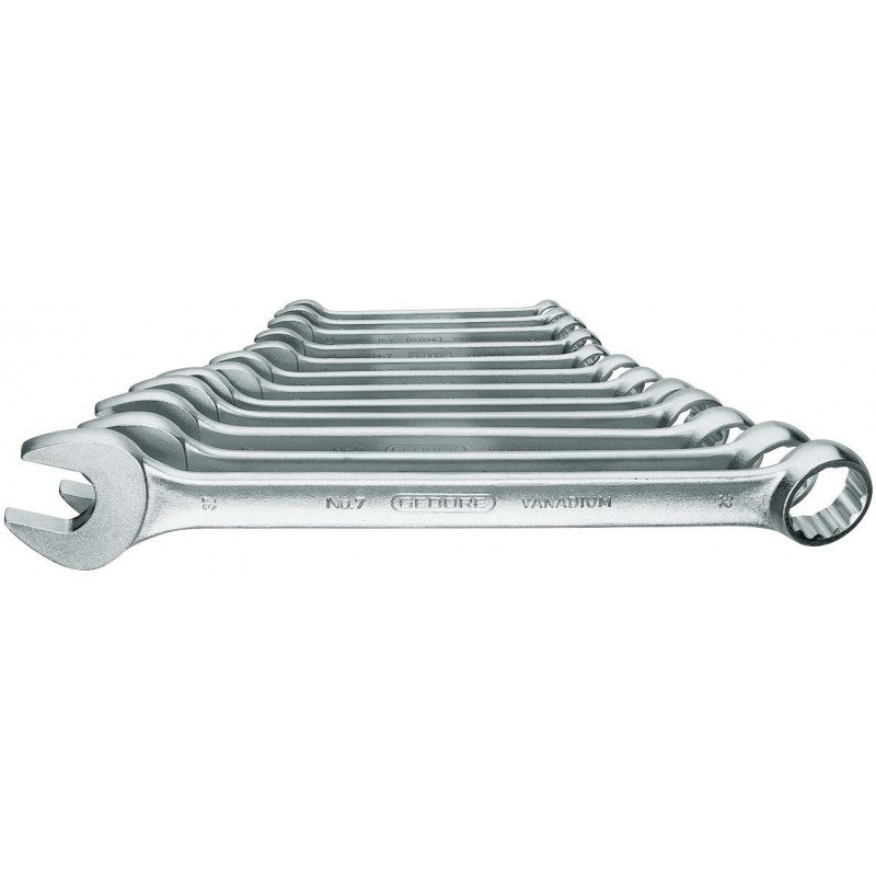Juego Set Llaves Combinadas Acodadas 12 Piezas 3/8"-1" Gedore 002-652
